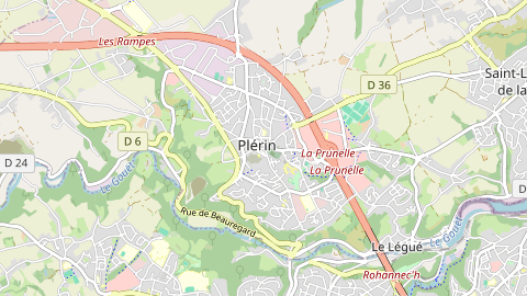 Carte de localisation de l'évènement