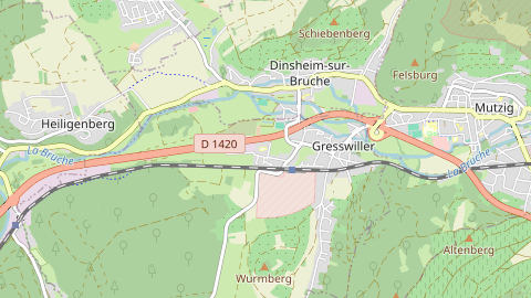 Carte de localisation de l'évènement