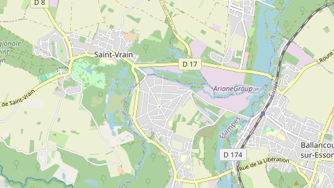 Carte de localisation de l'évènement