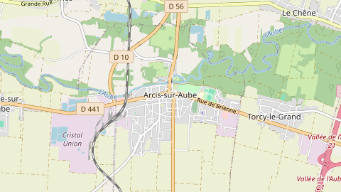 Carte de localisation de l'évènement