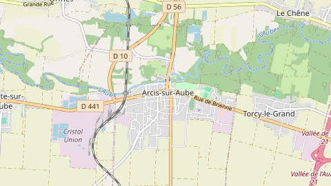 Carte de localisation de l'évènement