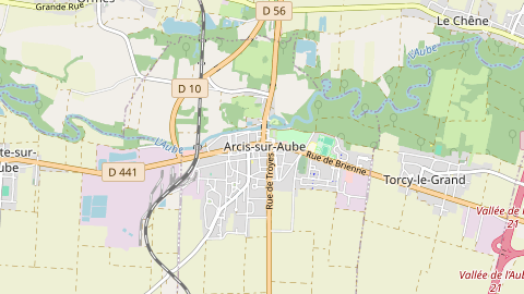 Carte de localisation de l'évènement