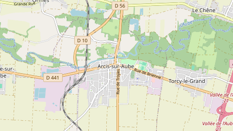 Carte de localisation de l'évènement