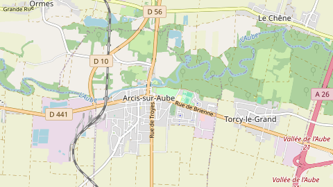 Carte de localisation de l'évènement