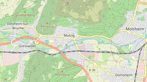 Carte de localisation de l'évènement