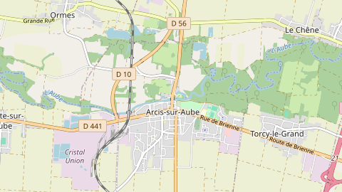 Carte de localisation de l'évènement