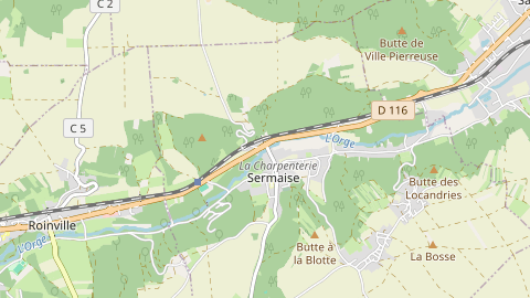 Carte de localisation de l'évènement