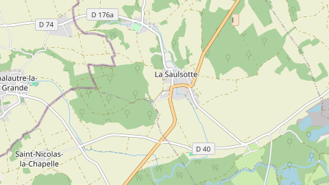 Carte de localisation de l'évènement