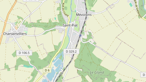 Carte de localisation de l'évènement