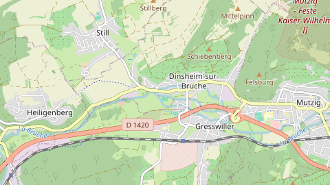 Carte de localisation de l'évènement