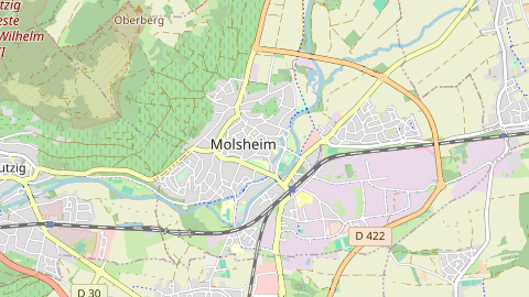 Carte de localisation de l'évènement