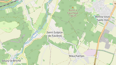Carte de localisation de l'évènement