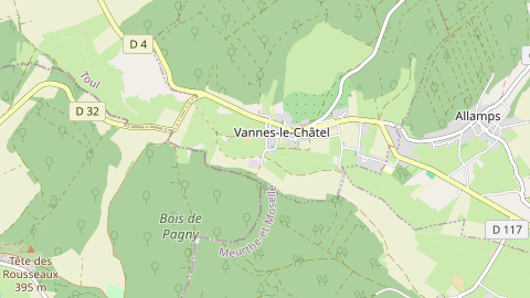 Carte de localisation de l'évènement