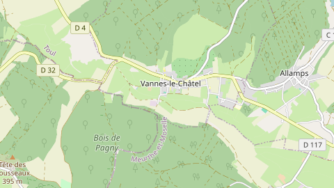 Carte de localisation de l'évènement