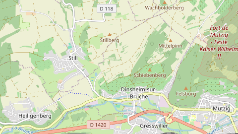 Carte de localisation de l'évènement