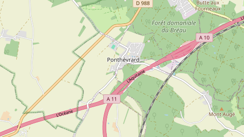 Carte de localisation de l'évènement