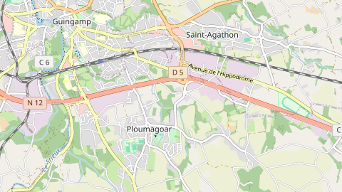 Carte de localisation de l'évènement