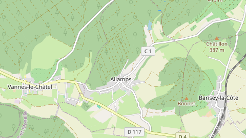 Carte de localisation de l'évènement