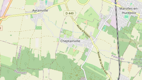 Carte de localisation de l'évènement