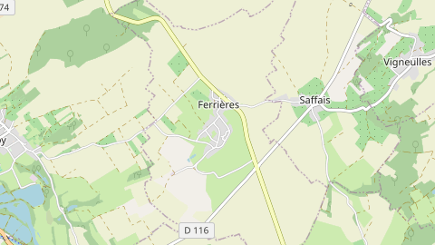 Carte de localisation de l'évènement