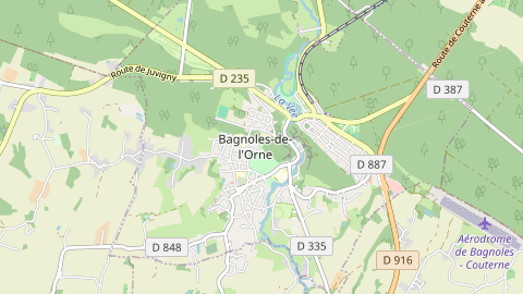 Carte de localisation de l'évènement