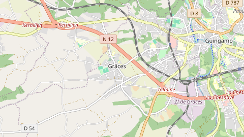 Carte de localisation de l'évènement