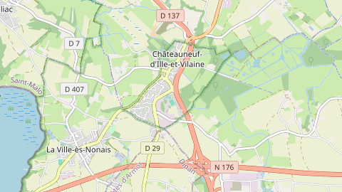 Carte de localisation de l'évènement