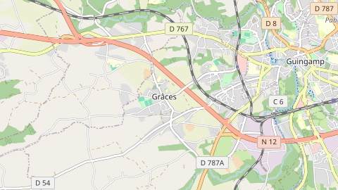 Carte de localisation de l'évènement