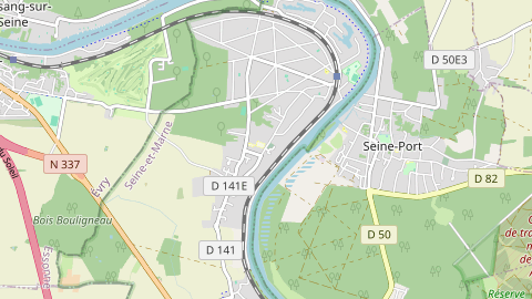 Carte de localisation de l'évènement