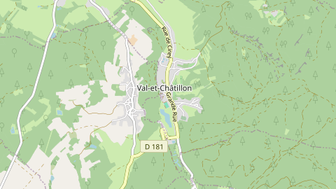 Carte de localisation de l'évènement