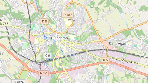 Carte de localisation de l'évènement