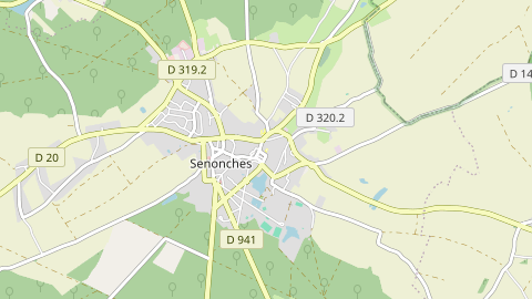 Carte de localisation de l'évènement