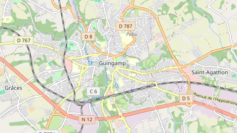 Carte de localisation de l'évènement