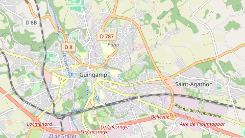 Carte de localisation de l'évènement