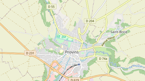 Carte de localisation de l'évènement