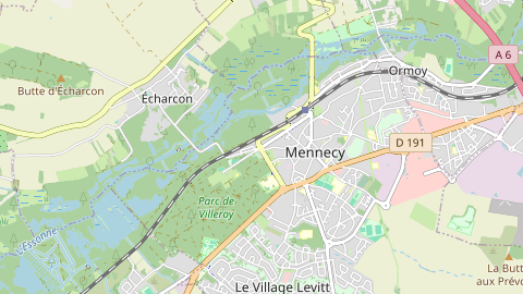 Carte de localisation de l'évènement