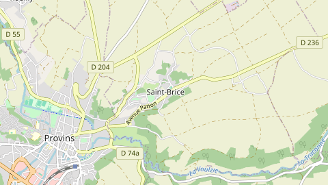 Carte de localisation de l'évènement