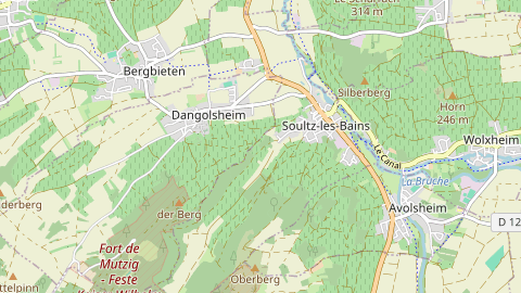 Carte de localisation de l'évènement