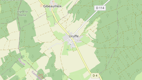 Carte de localisation de l'évènement