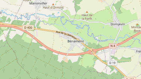 Carte de localisation de l'évènement
