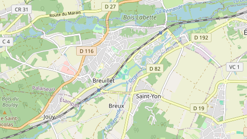 Carte de localisation de l'évènement