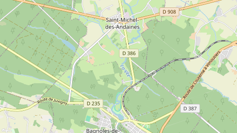 Carte de localisation de l'évènement