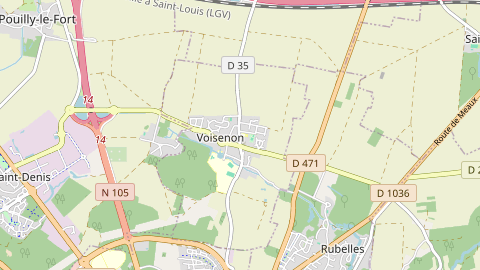 Carte de localisation de l'évènement