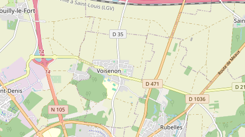 Carte de localisation de l'évènement