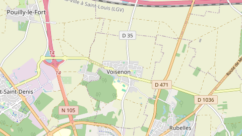 Carte de localisation de l'évènement