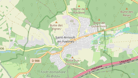 Carte de localisation de l'évènement