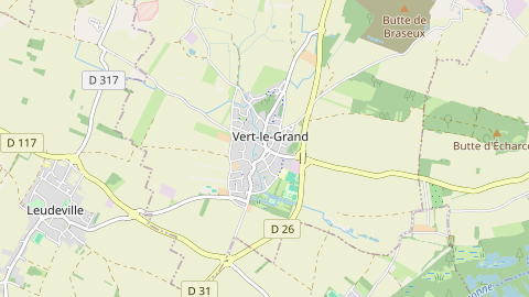 Carte de localisation de l'évènement