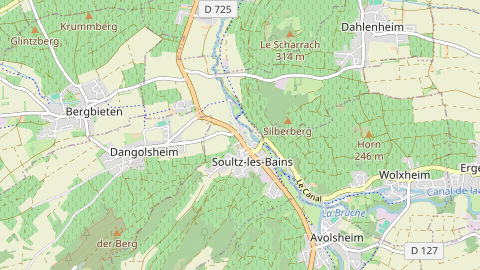 Carte de localisation de l'évènement