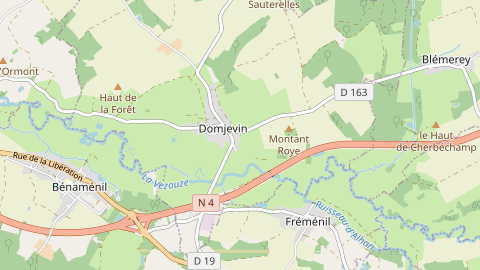 Carte de localisation de l'évènement