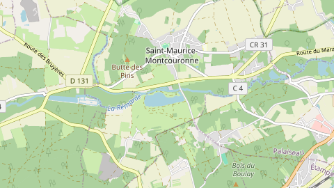 Carte de localisation de l'évènement